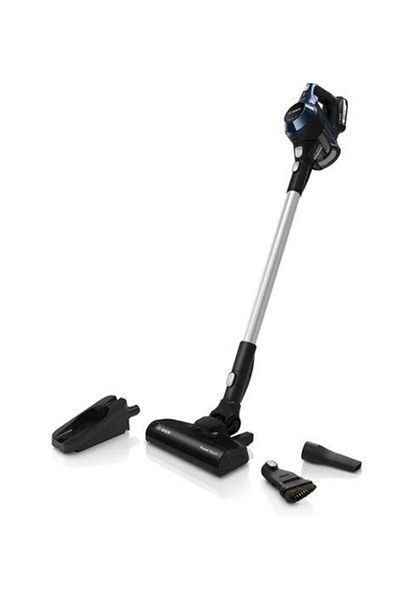 Bosch Aspirator vertical Bosch BCS611P4A, 18 V, 0,3 L, Autonomie 25 min. (Negru/Albastru)