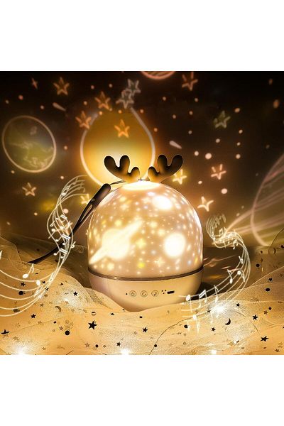 COOYA Cute Styling Star Projector, 15 Sets of Themes, Sleep-Friendly LED Lamp