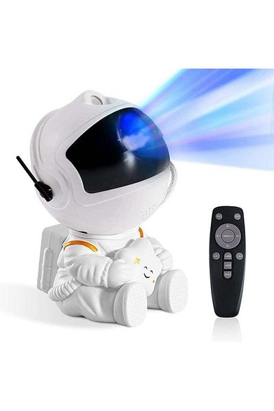COOYA Astronaut Star Projector, Galaxy Projector Night Light, 360°Rotation, For Kids Room Ceiling Room