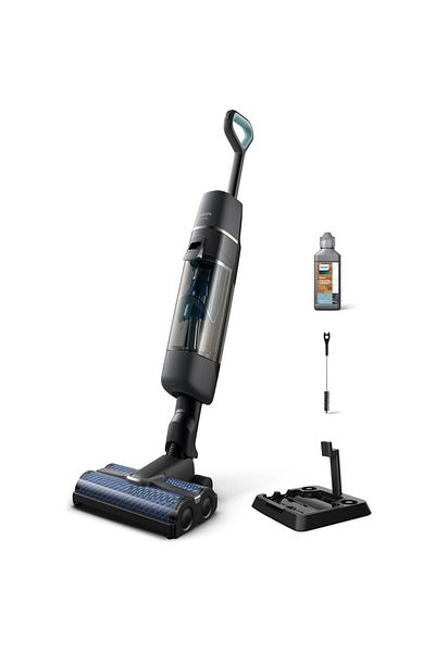 Philips Aspirator vertical fara fir, umed si uscat Philips seria 7000,XW7110/01, Tehnologie AquaSpin