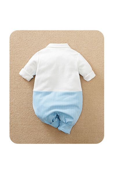 nannie Boys' Blue Jumpsuit Paul - 0-3 Months