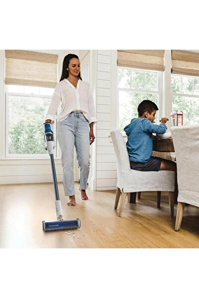 Shark Aspirator vertical Shark BU1120EU Floordetect, 181 W, Recipient 0,42 l (Albastru/Gri)