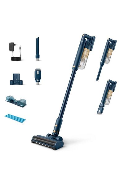 Philips Aspirator vertical Philips XC5043/01 Seria 5000, 25,2 V, Modul Aqua (Albastru/Galben)