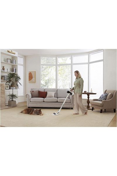 Tineco Aspirator vertical Tineco Pure One Air PET Plus, display digital, filtru HEPA, 240 W, 0.3L, Alb
