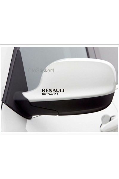Oto Sticker Set de 2 bucăți cu logo-ul autocolant pentru oglindă Renault Sport