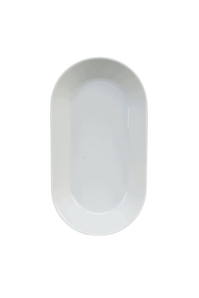 Cesiro Platou Portelan Alb 18.5 x 10 x 3 cm