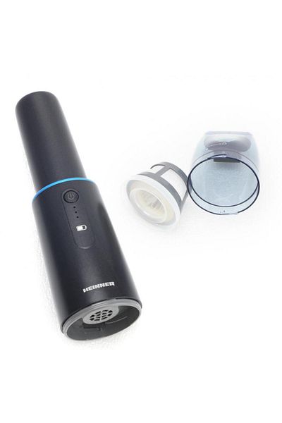 Heinner Aspirator de mana Heinner HHVC-D7.2BK, 70 W, 12 minute autonomie, Perie 2 in 1 (Negru)