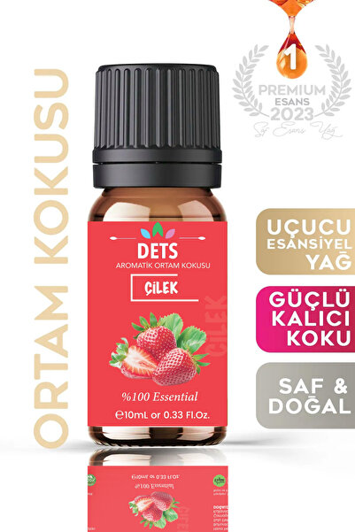 Dets Çilek Uçucu Yağı Canlandırıcı Hava Nemlendirici Kokusu & Buhurdanlık Esa...