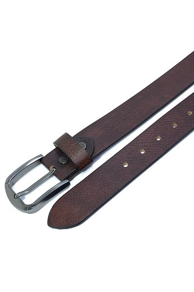 Classic Milano Genuine Leather Belt Men - Semi-Casual Men's Belts - Black & Brown Men’s Leather Belt for Men