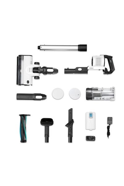 Levoit Aspirator vertical fara fir LEVOIT V200, Autonomie 50 Min, Iluminare LED, 180W, Container 0.75 L