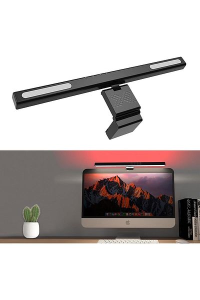 COOYA Laptop Monitor Light Bar, USB Powered Lamp for Desk Office Home Game, LED Dimmable Light Bar