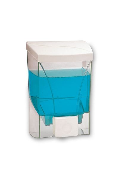 Zilan Dozator de săpun lichid Lisa, ZLN4308 Alb, 1000 ml, cu suport de perete