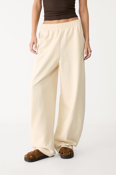 Stradivarius Plush barrel trousers