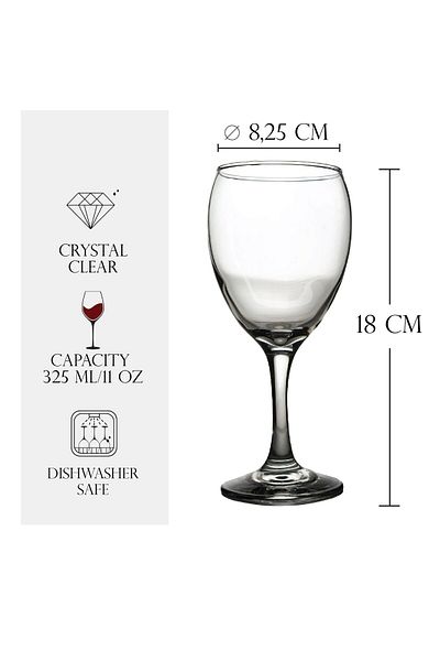 Cesiro Glass stemmed glass, Cesiro, 325 ml