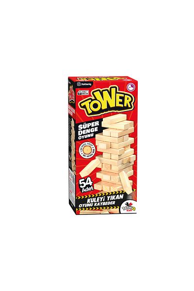 Party Child Development Wooden Jenga Tower Balance Game 54 Pieces