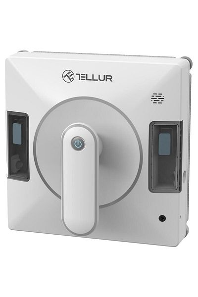 TELLUR Robot curatare geamuri WiFi Tellur Smart, RWC02, 72W, doua rezervoare apa, anti cadere, Alb