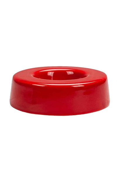 Cesiro Candle holder Deep Red, Ceramic, Ø 9.4 cm