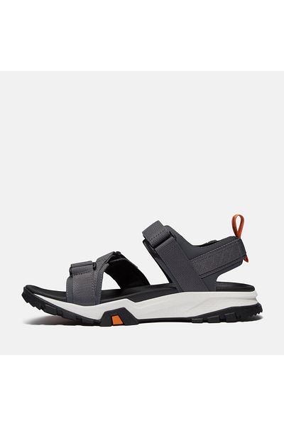 Timberland صندل رجالي من Garrison Trail Backstrap بحزام رمادي متوسط