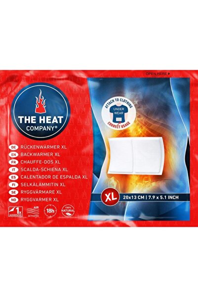 THE HEAT COMPANY 3 Lü Set 2 Gözlü 18 Saat Yapışkanlı Backwarmers Xl Sırt Bel Isıtıcı