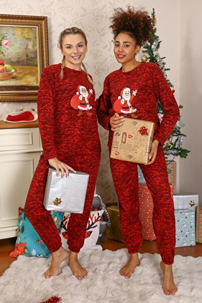 modaserdem Mdsrdm Kadın Polar Sevgili Kombini Pijama Takımı (TEK TAKIM FİYATIDIR)