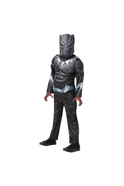 Marvel Black Panther muscle costume for boy 128 cm 7-8 years