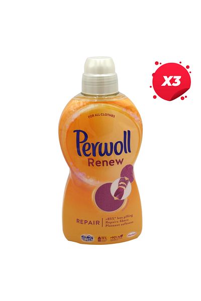 Perwoll X3 - PERWOLL LIQUID DETERGENT 1.98L RENEW REPAIR 36 WASHES