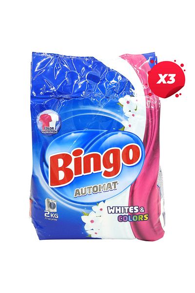 Bingo X3 - BINGO AUTOMATIC LAUNDRY DETERGENT 2KG COLOR 2IN1 20 WASHES