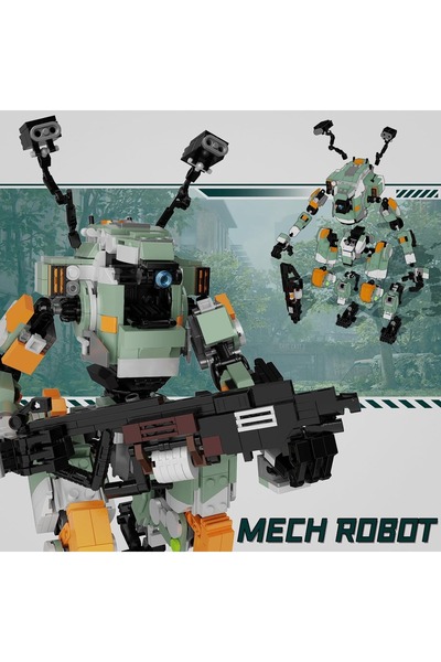 millionspring Titan BT Mecha Robot Yapım Seti, 1057 Parça, Yetişkinler ve Çocuklar İçin Yaratıcı Technic Robot Kit