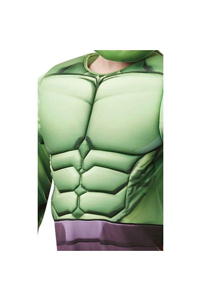 Marvel Hulk Deluxe Musk Suit for Boys - Avengers