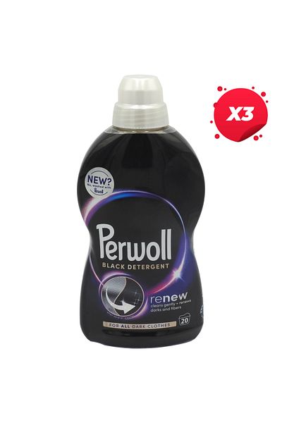 Perwoll X3 - PERWOLL LIQUID DETERGENT 1L BLACK 20 WASHES