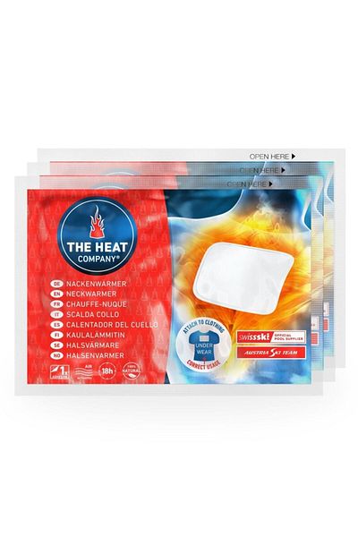 THE HEAT COMPANY 18 Hours 3-Piece Neckwarmer Adhesive Neck - Body Warmer