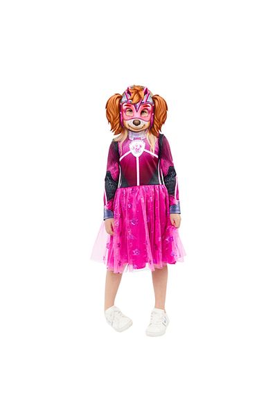 Disney Costum Skye Lumineaza In Intuneric, Paw Patrol The Movie Pentru Fete 4-6 Ani 110 Cm