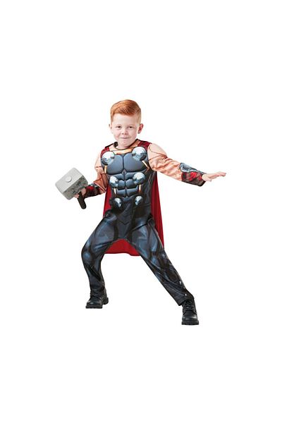 Marvel Thor muscle costume for boys - Avengers 128 cm 7-8 years
