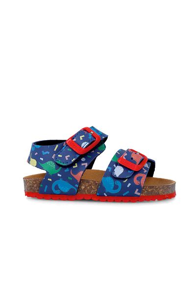 Garvalin Sandale pentru copii cu dinozauri Garvalin, 252472, albastru Marime: 30 (18,8-19,4 cm)