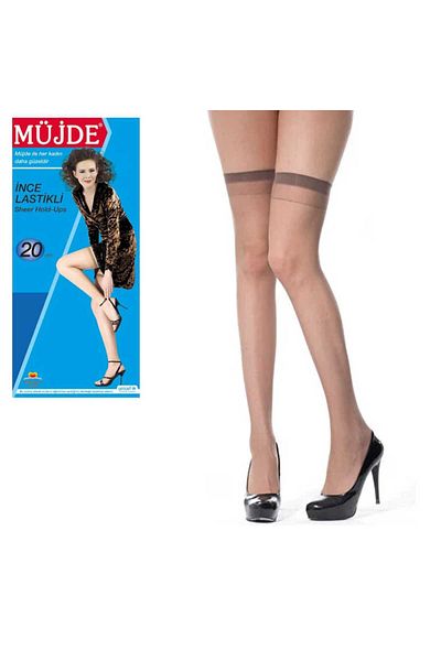Müjde 6 Pack Women's Mink Color Elastic Thin Socks