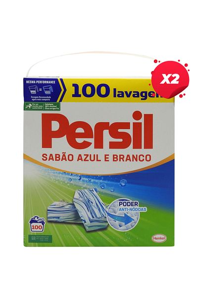 Persil X2 - PERSIL AUTOMATIC LAUNDRY DETERGENT 4.95KG BLUE AND WHITE 100 WASHES
