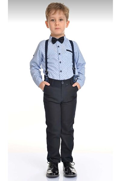 AKŞEN GİYİM DEČAČKI SET OD 4 DELA: MAJICA, PANTALONE I LEPRŠAVKA