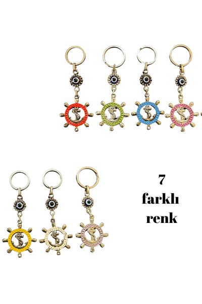 GRANDSTORE Blue Color Rudder Figure Zamak Casting Unbreakable Keychain