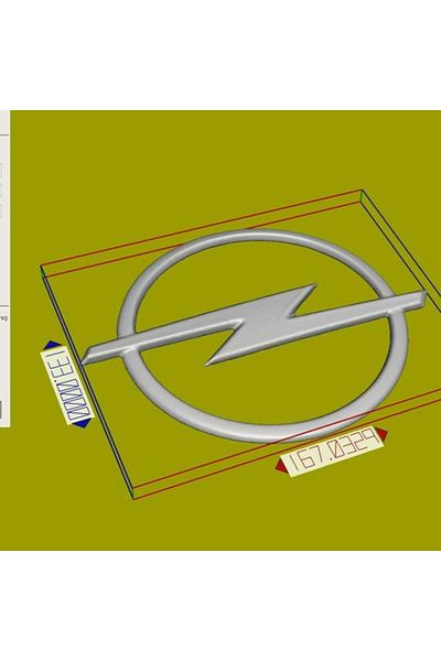 swordslife Opel logo 133mm