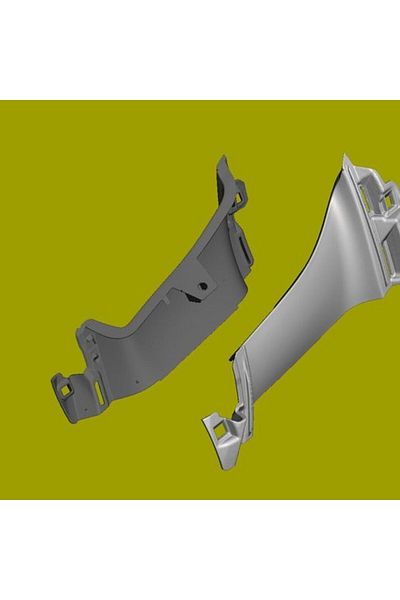 swordslife Smart w453 a453 new fortwo iii front bumper grille