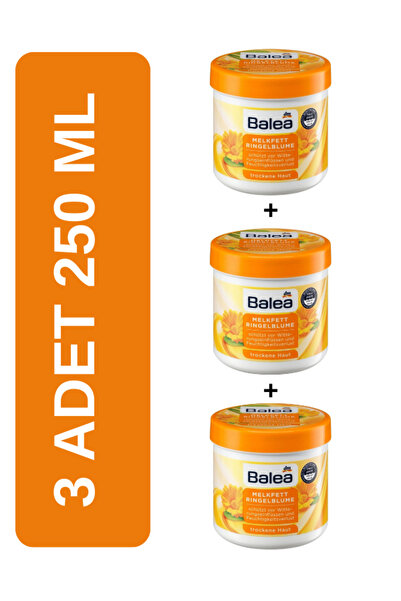 BALEA Melkfett Kadife Çiçeği Besleyici Sıkma Cilt Bakım Yağı/krem 3 ADET 250 ML TOPLAM 750 ML
