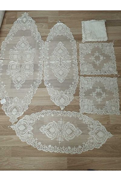 HMZ Textile Dowery Casual Stone Showcase Living Room Set 17 Pieces. Stone Runner Team