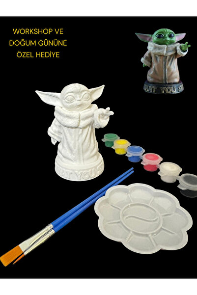 shop Baby Yoda 3d Figür Boyama Seti