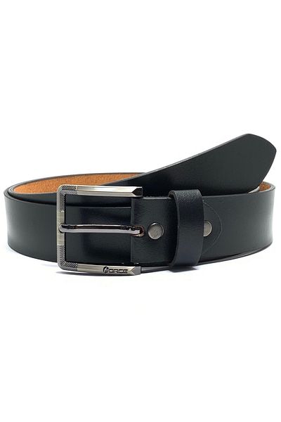 Force Genuine Leather Belt Men - Semi-Casual Men's Belt, Gifts - Black & Brown Men’s Leather Belt for Men