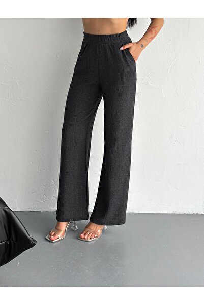 sportiness Soft Textured One-Shoulder Accessory Detail Wrap Fabric Set