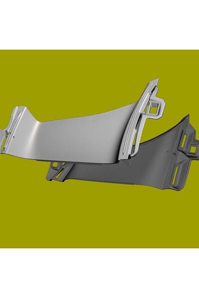 swordslife Smart w453 a453 new fortwo iii front bumper grille