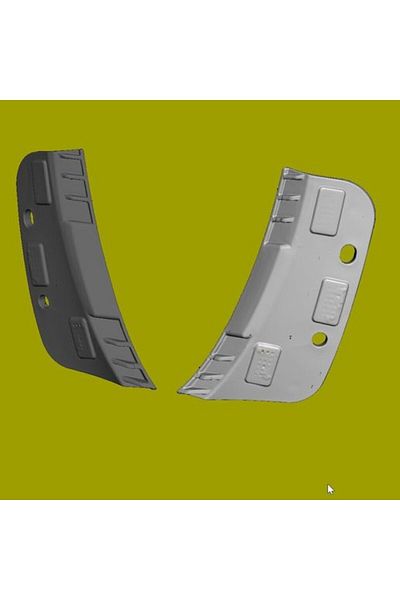 swordslife Smart w453 a453 new fortwo iii bumper lower grille