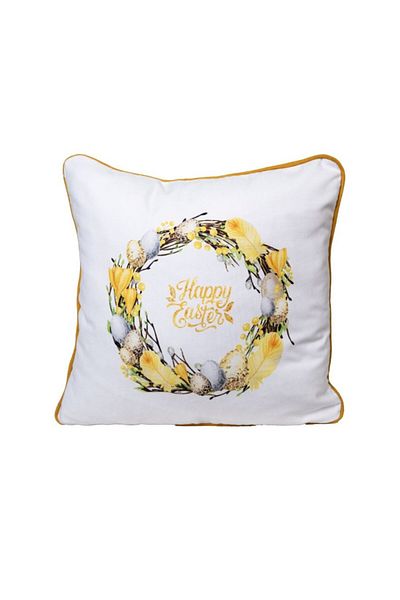 Lenjerii Deosebite Decorative cushion cover Easter 45x45cm, Coronita F34