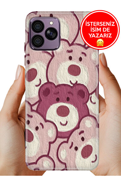 HİKİNG A41 Kılıf Baskılı Life Style Kapak Silikon Ayıcık Pattern