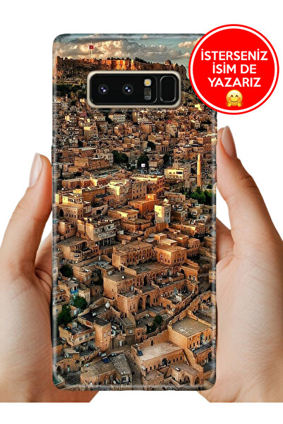 Cekuonline Galaxy Note 8 Kılıf Baskılı Life Style Kapak Silikon Mardin